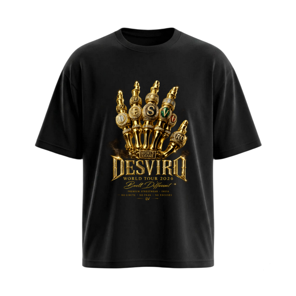 DESVIRO SKELETON Unisex Standard Crew T-Shirt-C1