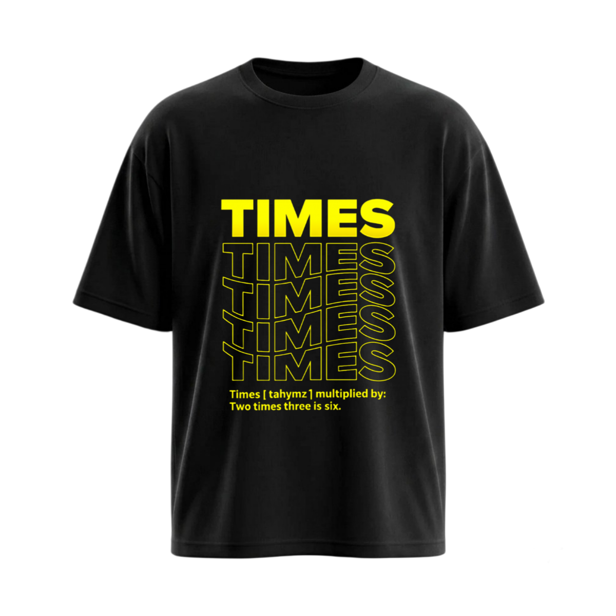 TIMES Unisex Oversized Standard T-Shirt-C2