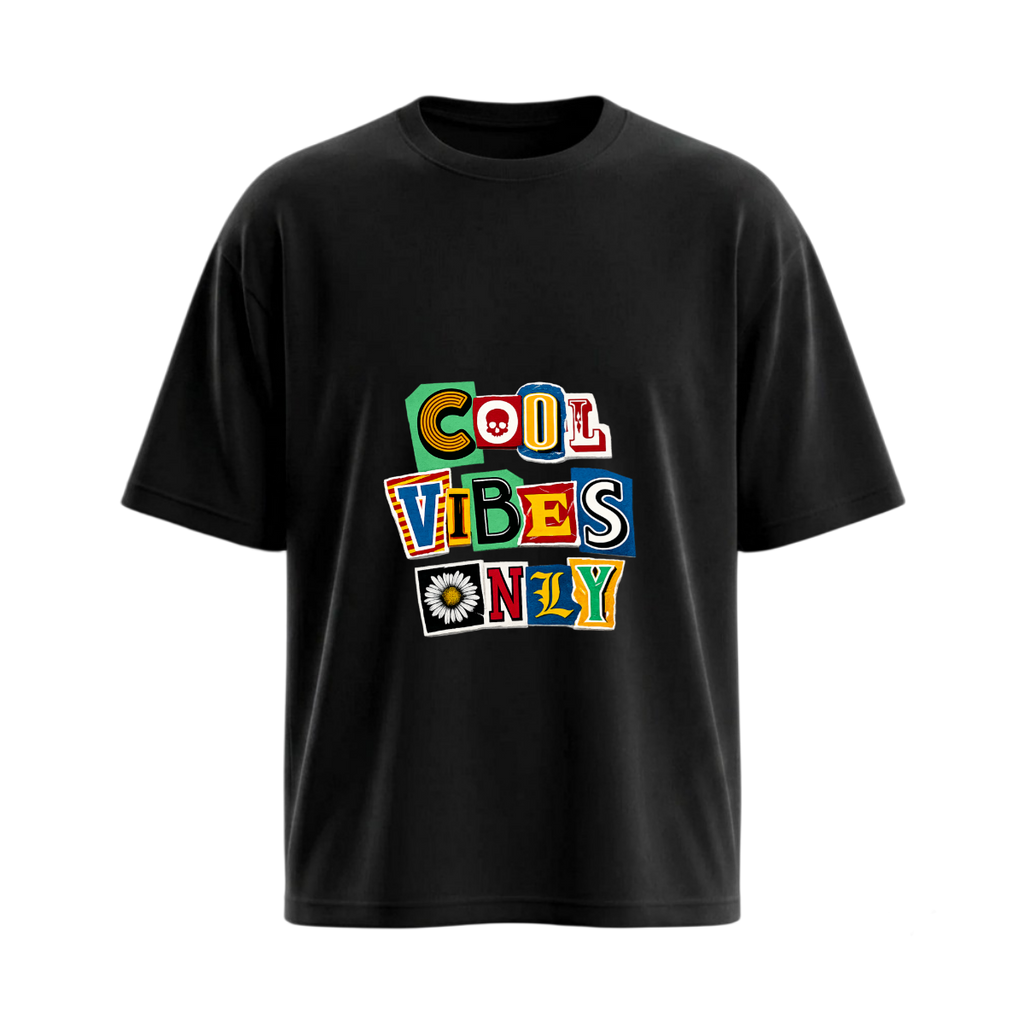 COOL VIBES ONLY Unisex Oversized Standard T-Shirt-C2