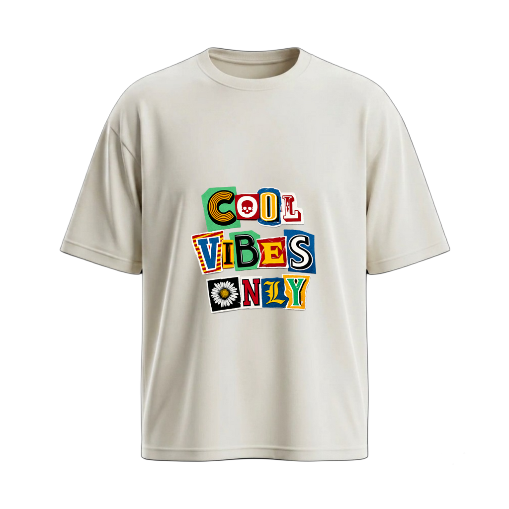 COOL VIBES ONLY Unisex Oversized Standard T-Shirt-C2